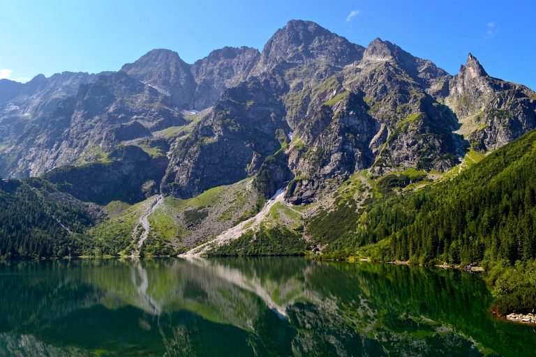 Popularne miejsce na górskie wędrówki